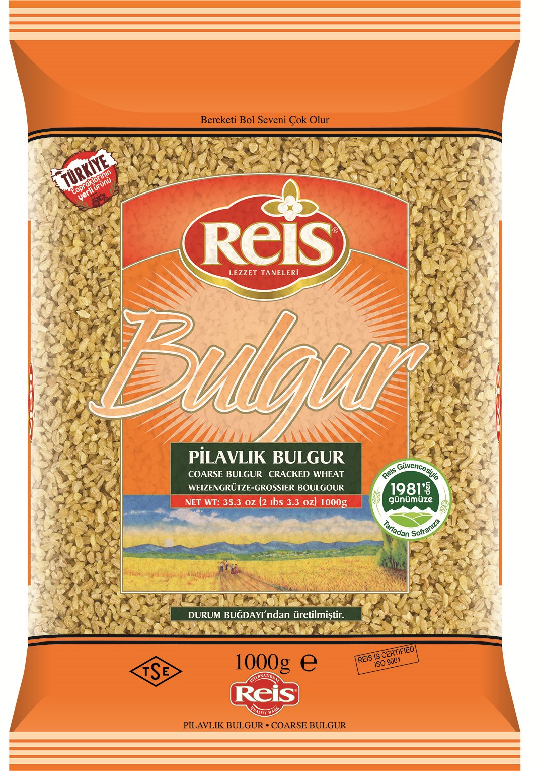 Reis pilavlik e Bulgur 12x1000g