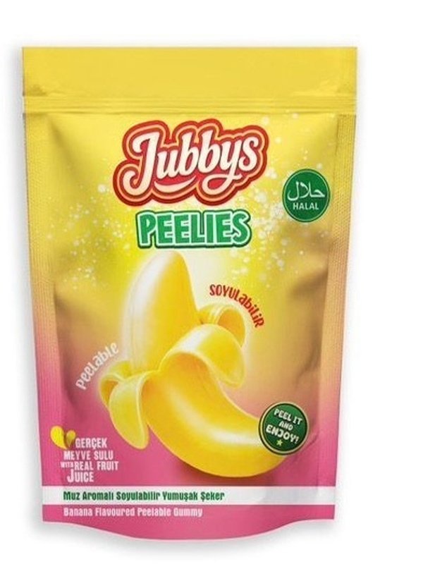 JUBBYS PEELIES BANANA 12x55g