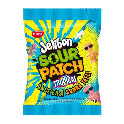 Kent Jelibon Sour Patch Kids Tropical 24x80g