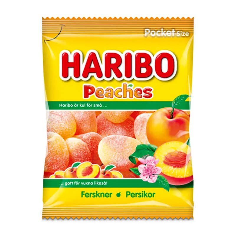 Haribo peaches 24 x80g
