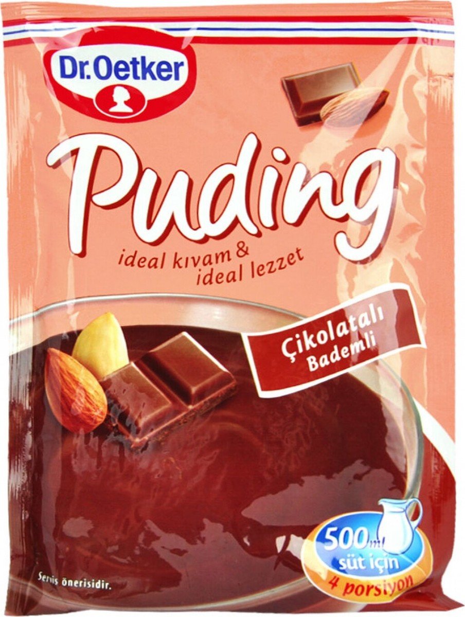 Dr. Oetker med mandler pudding 24x120g