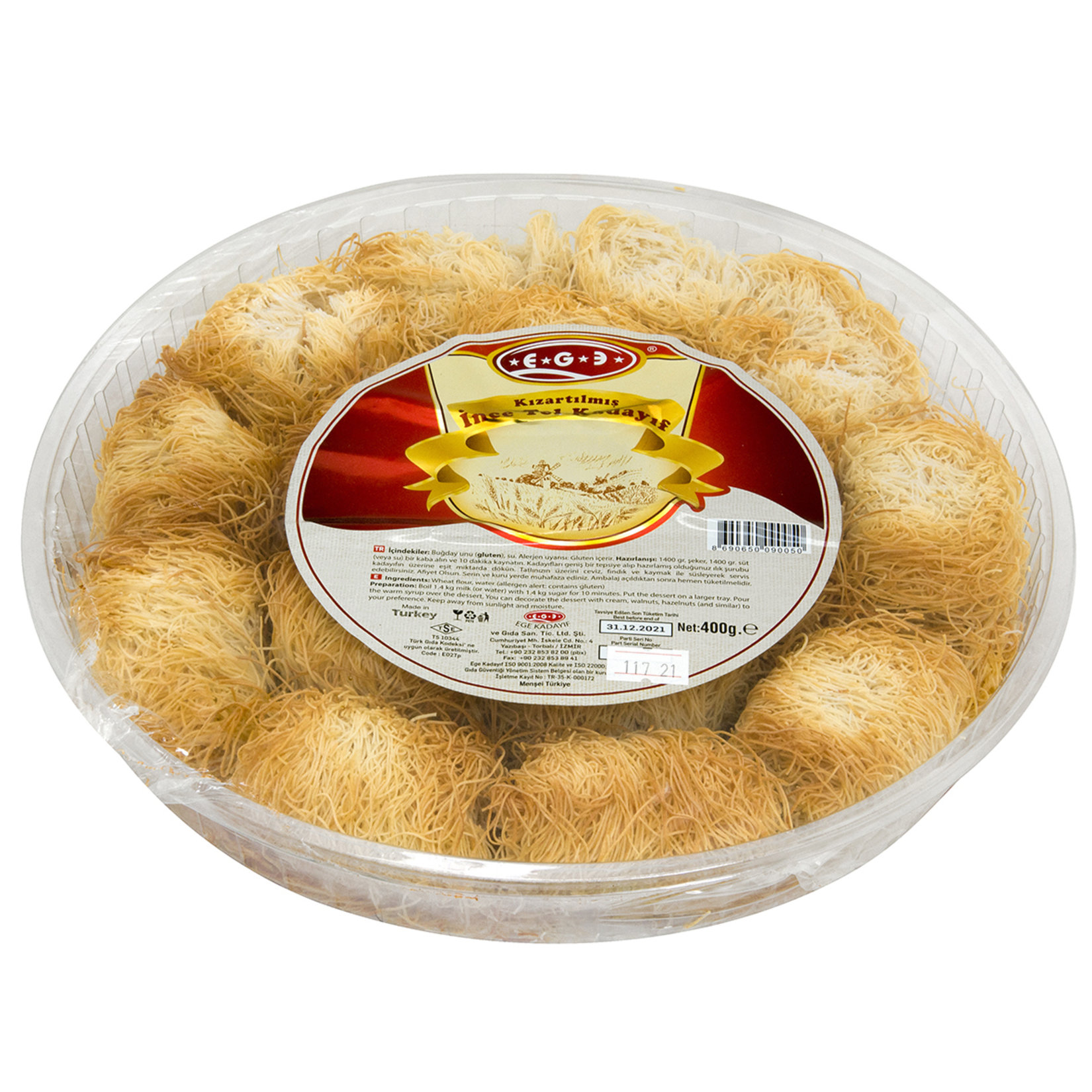 Ege Tel Kadayıf Porsiyon 12x400g