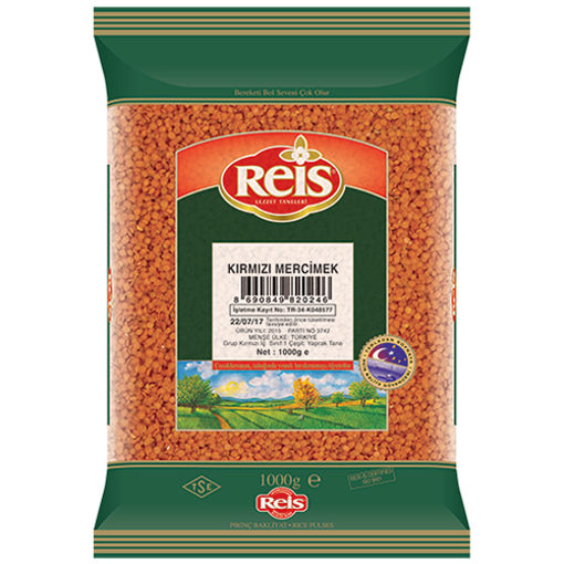 Reis Rød og Grønn Linser 12x1000g