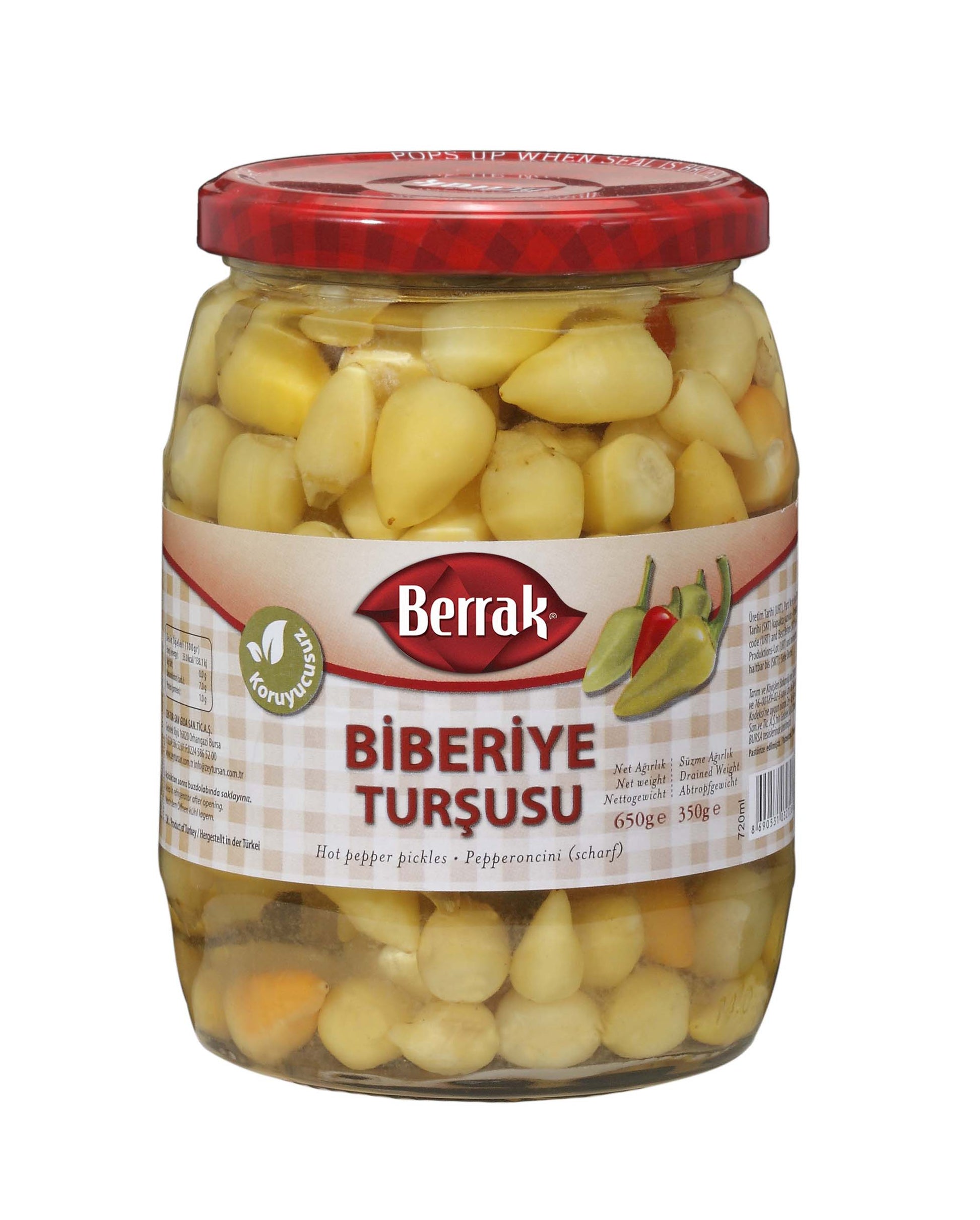Biberiye Turşu 12x660g