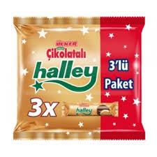 Halley Chocolate Coated Biscuits 3x66g*9