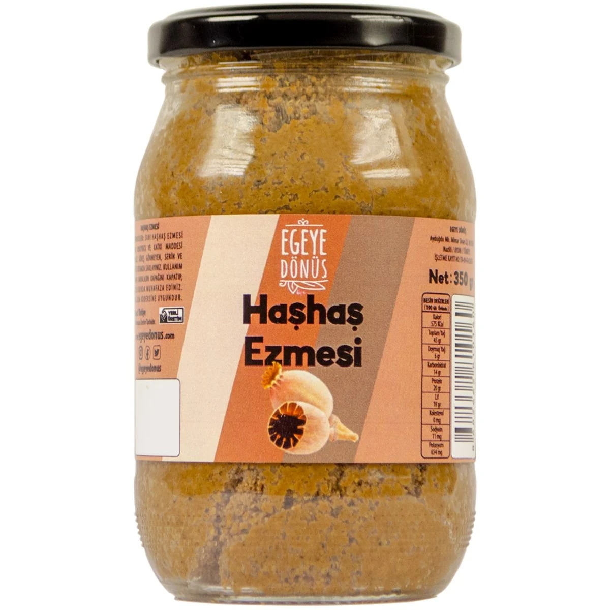 Haşhaş Ezmesi Sarı 350g*15